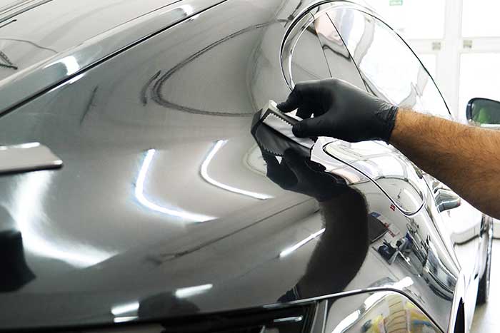 Traitement céramique carrosserie
